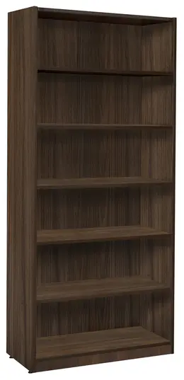 Six Shelf Bookcase - Amber