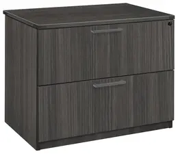 2 Drawer Lateral File Cabinet - Amber
