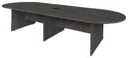 Racetrack Conference Table with Power - Amber