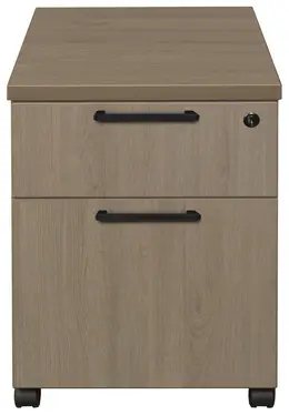 2 Drawer Mobile Pedestal - Amber