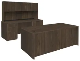 Office Desk Set - Amber