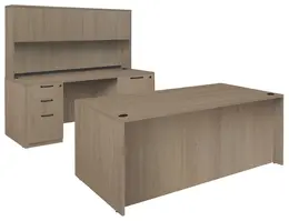 Office Desk Set - Amber