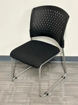 Guest Chair with Plastic Back - Alpha Series