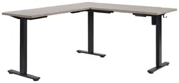 L Shaped Height Adjustable Desk - Primo