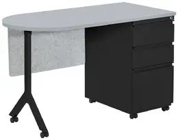 Mobile Classroom Desk with Drawers - OSP Furniture