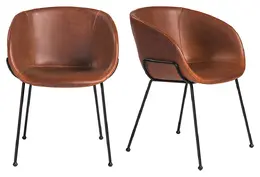 Bucket Accent Chair - Set of 2 - Zach