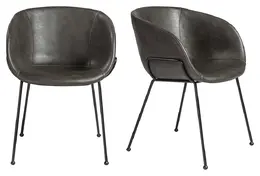 Bucket Accent Chair - Set of 2 - Zach
