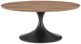 Mid-Century Pedestal Coffee Table - Astrid
