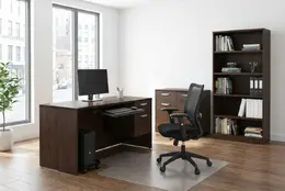 Computer Desk with Storage - HL