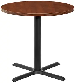 Round Table with Metal Base - Napa
