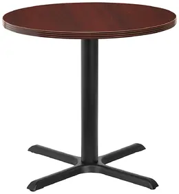 Round Table with Metal Base - Napa