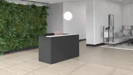 L Shaped Reception Desk with Drawers - Concept 400E