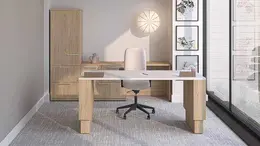 Height Adjustable Desk with Storage Set - Concept 400E