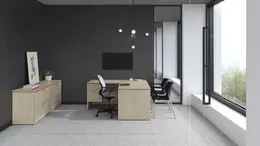 L Shaped Desk with Storage - Morpheo