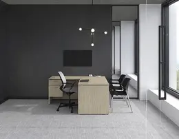 L Shaped Desk with Drawers - Morpheo