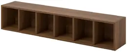 Wall Mounted Open Hutch - Quad