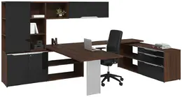 U Shaped Executive Desk with Storage - Nex