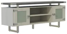 Storage Credenza with Glass Doors - Mirella