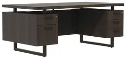 Double Pedestal Desk with Drawers - Mirella