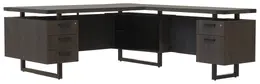 L Shaped Desk with Drawers - Mirella