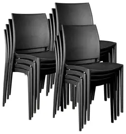 Stacking Chairs - 12 Pack - Terrace