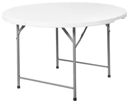 Round Folding Table - Trestle