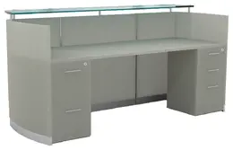 Reception Desk with Drawers - Medina