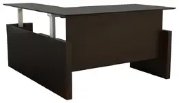 L Shaped Height Adjustable Desk - Medina