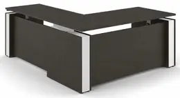 L Shaped Sit Stand Desk - Elevare