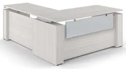 L Shape Sit Stand Desk - Elevare