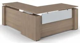 L Shape Sit Stand Desk - Elevare