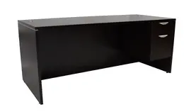 Rectangular Desk with Drawers - PL Laminate