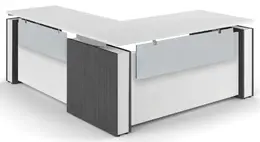 Adjustable Height L Shaped Desk - Elevare