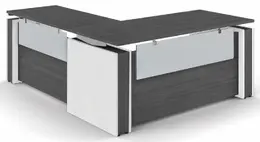 Adjustable Height L Shaped Desk - Elevare