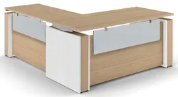 Adjustable Height L Shaped Desk - Elevare