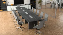 Boat Shaped Conference Table - Potenza