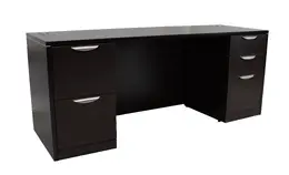 Rectangular Desk with Drawers - PL Laminate