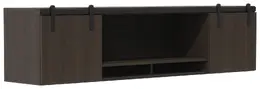 Wall Mounted Hutch with Doors - Mirella