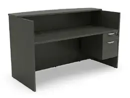 Office Reception Desk with Drawers - HL