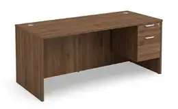 Rectangular Desk with Drawers - HL