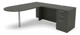 L-Shaped Peninsula Desk - HL