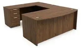 Bow Front U Shape Desk - HL