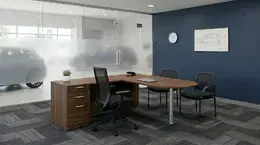 L Shaped Peninsula Desk - HL Series