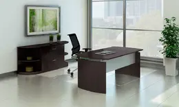 Office Desk and Lateral File Set - Medina Series