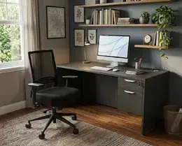 Home Office Desk with Drawers - HL Series