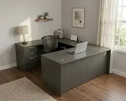 U Shaped Home Office Desk - HL Series