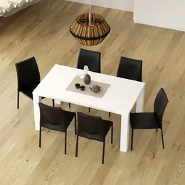 Rectangular Dining Table and Chairs Set - Abby