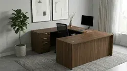 U Shaped Home Office Desk - HL