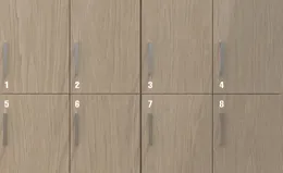 Locker Number Stickers Set of 50 - Co.Lok