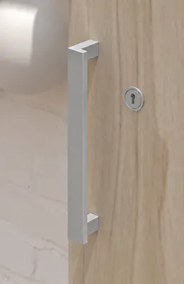 Silver Locker Handle with Key Lock - Co.Lok